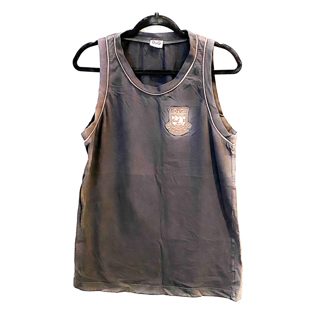 Dolce & Gabbana Men’s Tank Top Black Size L/XL